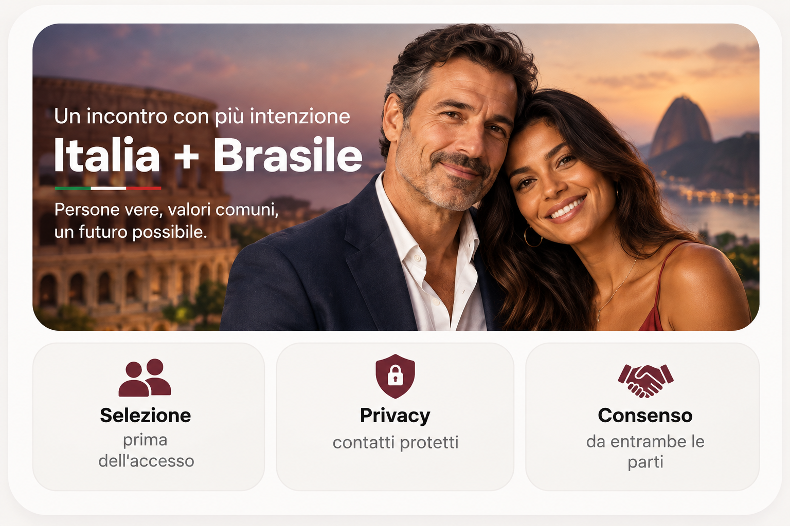 Italia + Brasile - selezione, privacy e consenso